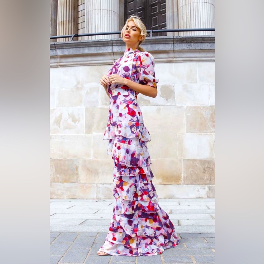 True Decadence Maxi Floral Dress